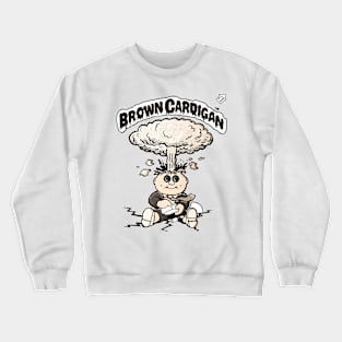 Brown Cardigan Collab Tee Crewneck Sweatshirt